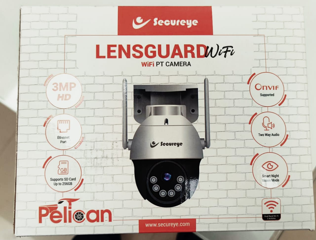 LENSGUARD Mini PT Camera (Eye Secure)
